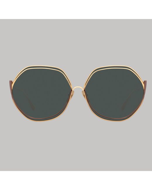 Linda Farrow Brown Aspen Sunglasses