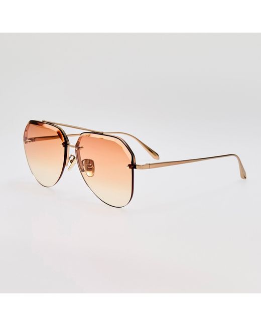 Linda Farrow Brown Quynh Sunglasses
