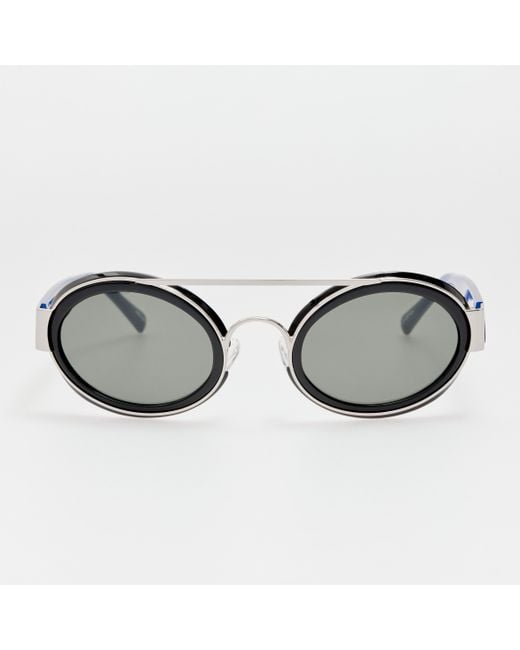 Dries Van Noten Brown Cat Eye Sunglasses