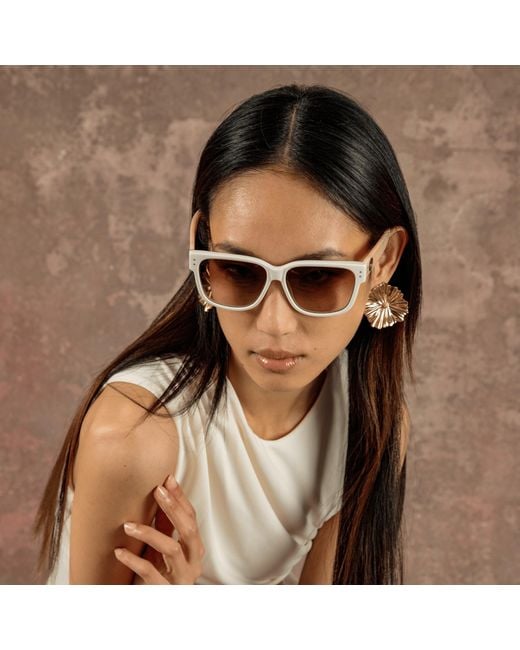 Linda Farrow Brown Perry Sunglasses