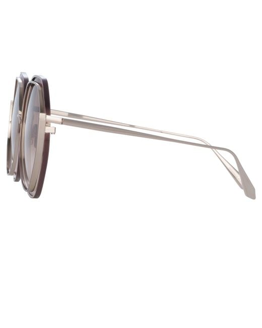 Linda Farrow Brown Aspen Sunglasses