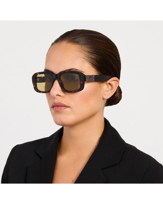 Linda Farrow Brown Delmare Sunglasses