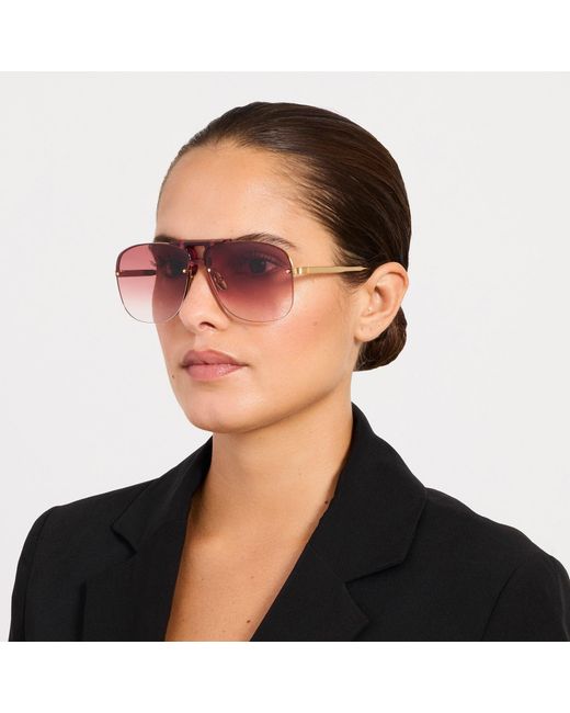Linda Farrow Pink Skye Sunglasses