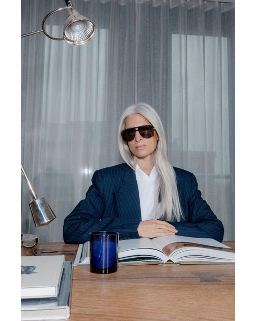 Linda Farrow Brown Skye Sunglasses