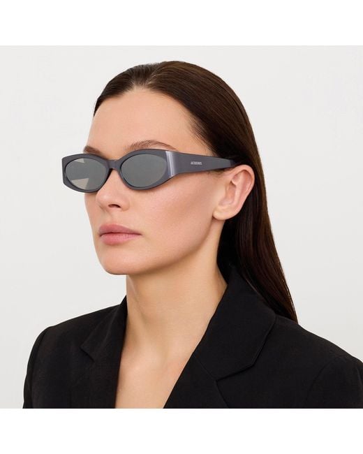 Jacquemus Brown Ovalo Sunglasses