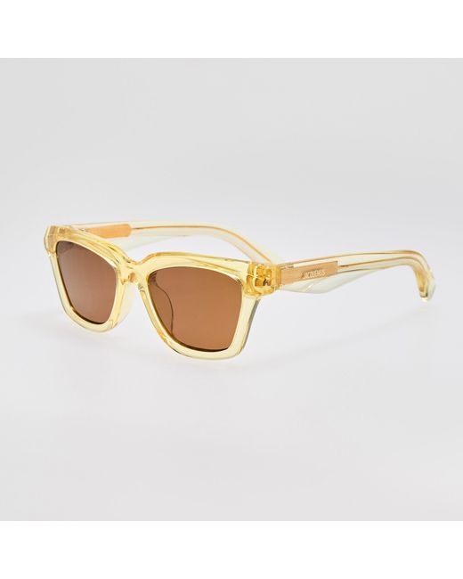Jacquemus Brown Carre Sunglasses