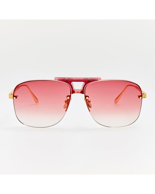 Linda Farrow Pink Skye Sunglasses