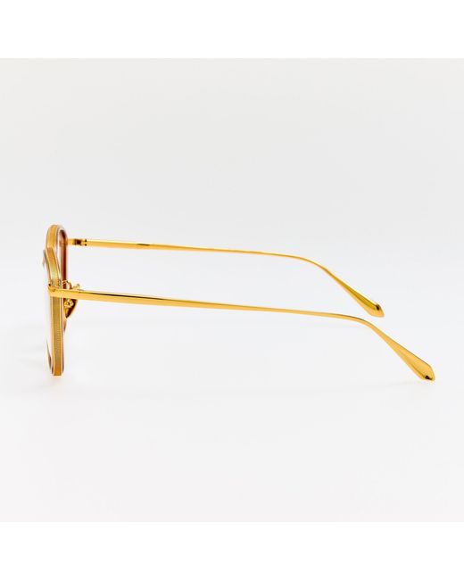 Linda Farrow Brown Dahlia Optical