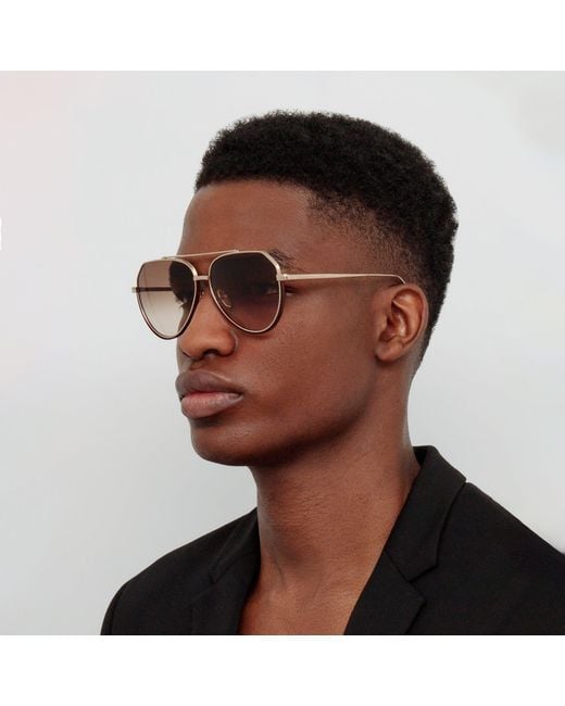 Linda Farrow Brown Bayer Sunglasses