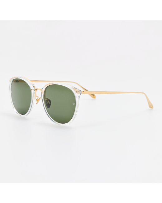 Linda Farrow Brown Men's Calthorpe Sunglasses for men