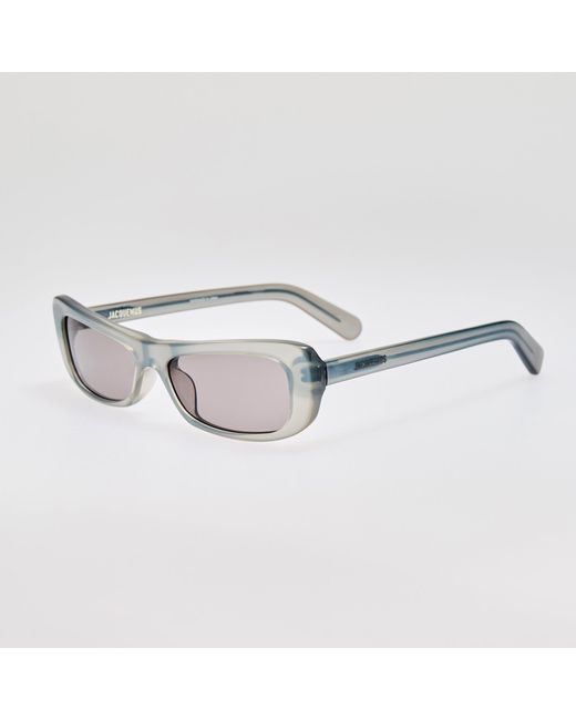 Jacquemus Gray Capri Rectangular Sunglasses