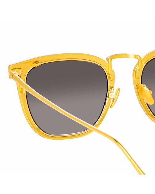 Linda Farrow Multicolor Carson D-frame Sunglasses for men