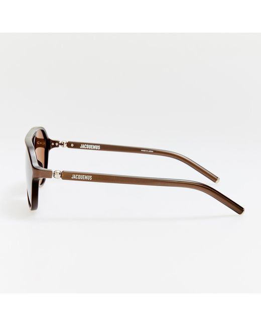 Jacquemus Brown Pastro Sunglasses