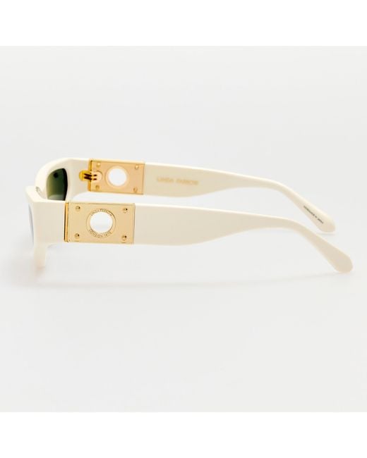 Linda Farrow Black Tomie Sunglasses