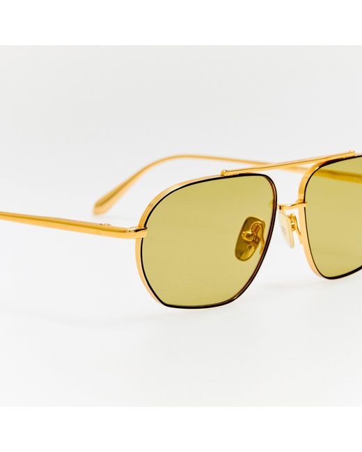 Linda Farrow Brown Arden Sunglasses