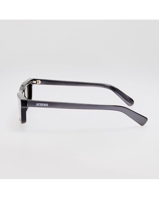 Jacquemus Gray Trapezi Sunglasses