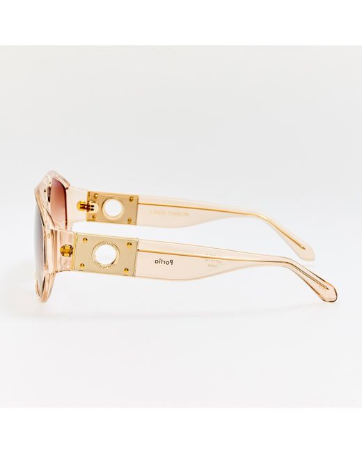 Linda Farrow Brown Portia Sunglasses
