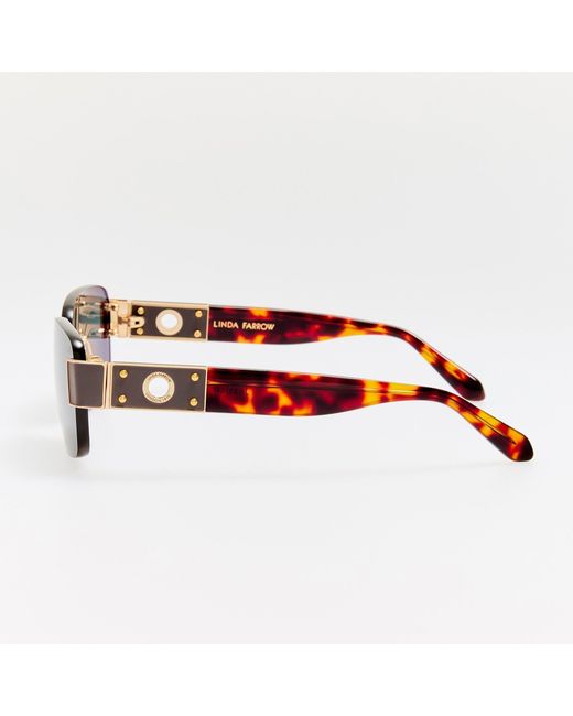 Linda Farrow Green Jessica Sunglasses
