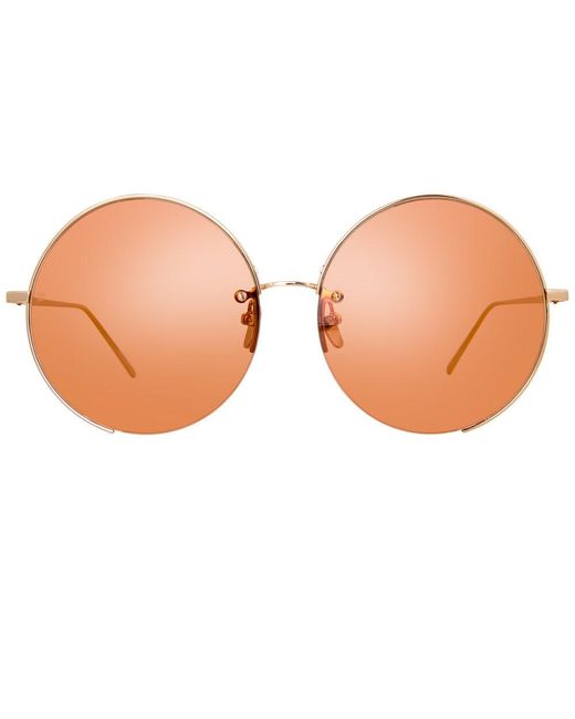 Linda Farrow Multicolor 626 C5 Round Sunglasses