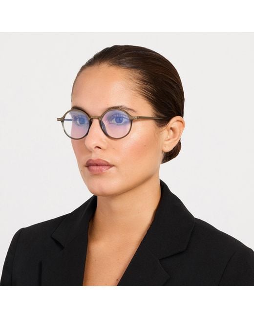 Linda Farrow Brown Kit Optical