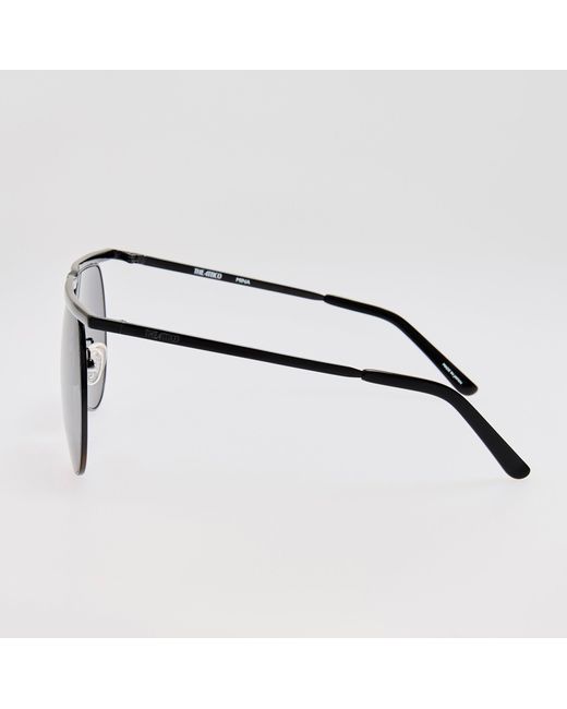 The Attico Gray Mina Aviator Sunglasses
