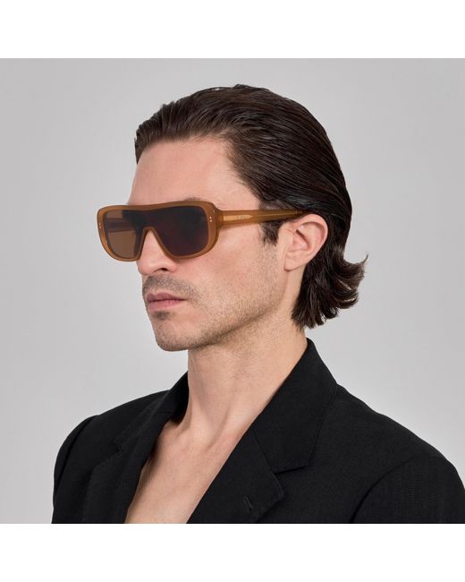 Jacquemus Brown Masco Sunglasses