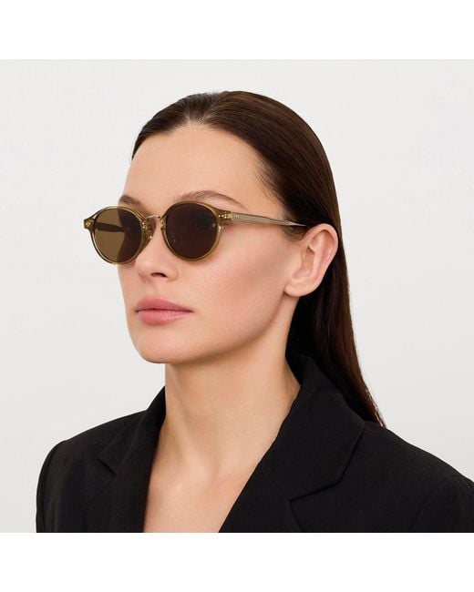 Linda Farrow Brown Marco Sunglasses