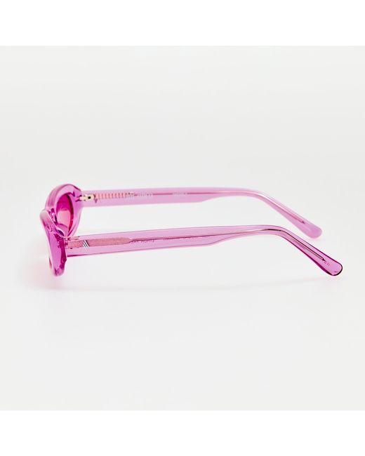 The Attico Pink Andrea Sunglasses