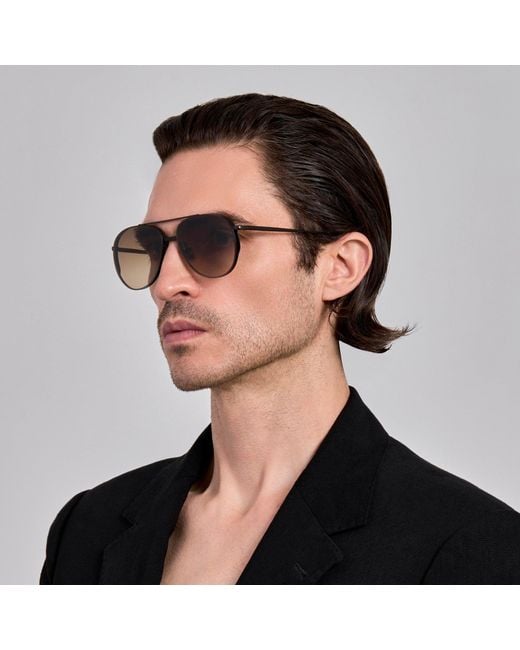 Linda Farrow Brown Meret Sunglasses