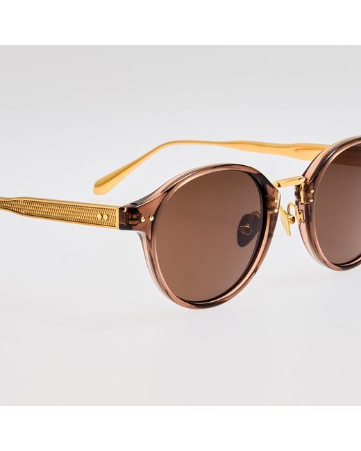 Linda Farrow Brown Marco Sunglasses