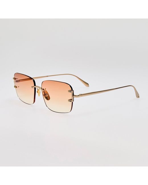 Linda Farrow Brown Sasha Sunglasses