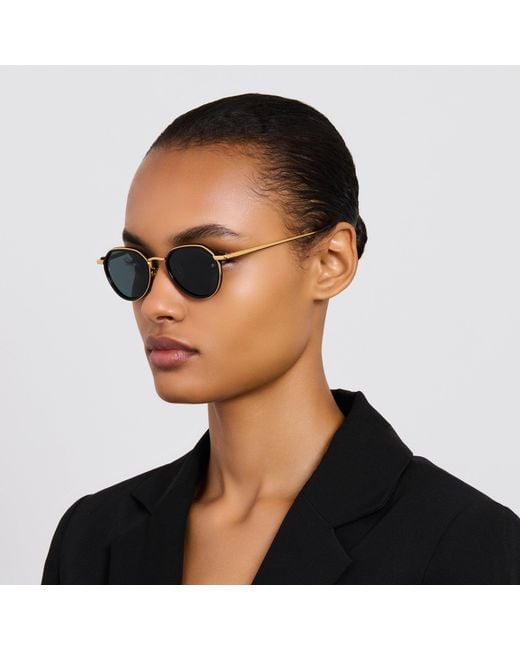 Linda Farrow Brown Dellal Sunglasses
