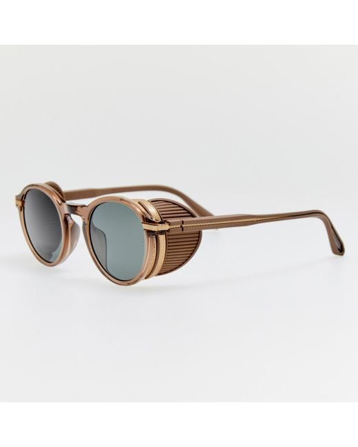 Linda Farrow Brown Orion Explorer Sunglasses
