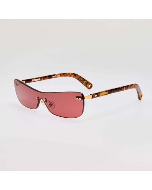Jacquemus Brown Mirada Cat Eye Sunglasses