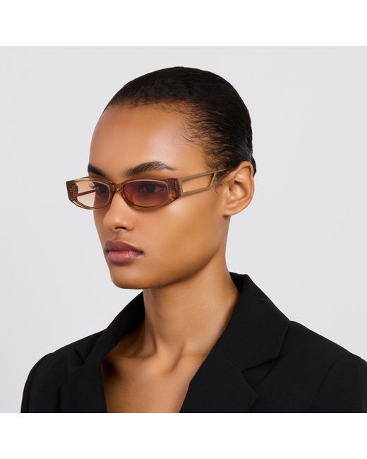 Linda Farrow Multicolor Susie Vista Temple Sunglasses