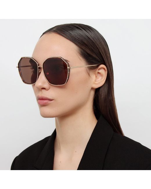 Linda Farrow Brown Rowe Sunglasses