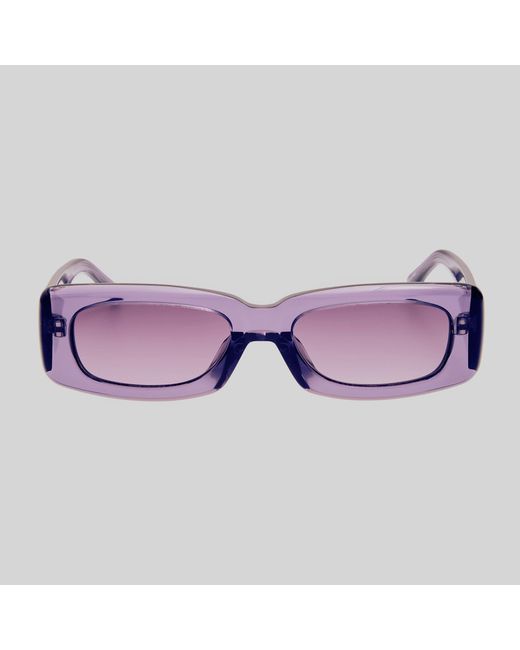 The Attico Purple Mini Marfa Sunglasses