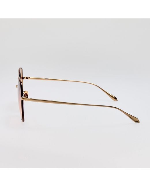 Linda Farrow Brown Darcie Sunglasses