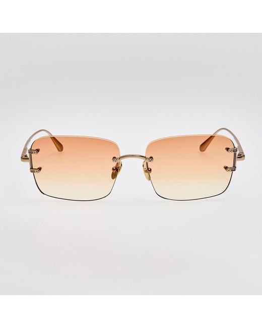 Linda Farrow Brown Sasha Sunglasses