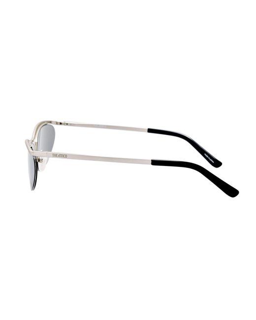 The Attico Gray Charlotte Sunglasses