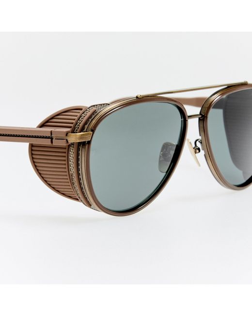 Linda Farrow Brown Cortes Explorer Sunglasses