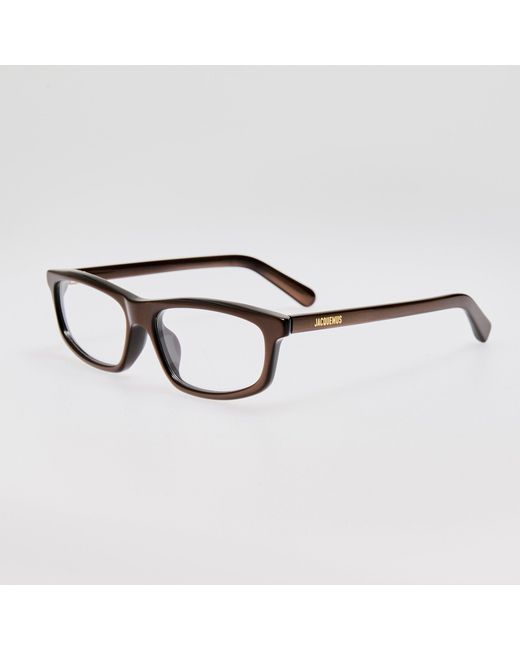 Jacquemus Brown Cuadro Optical