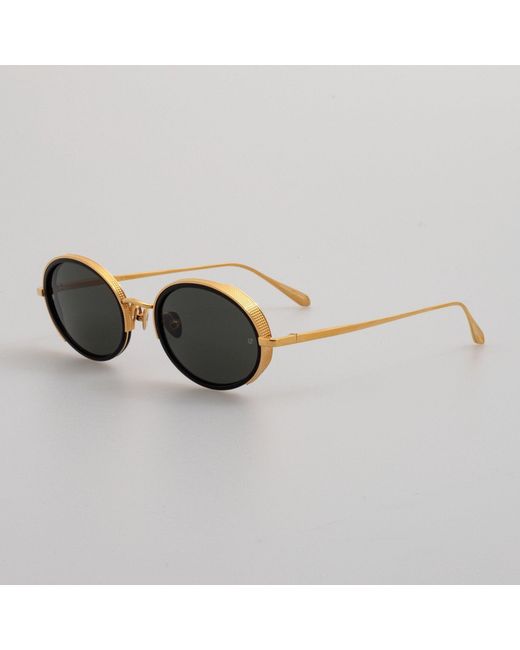 Linda Farrow Black Finn Sunglasses