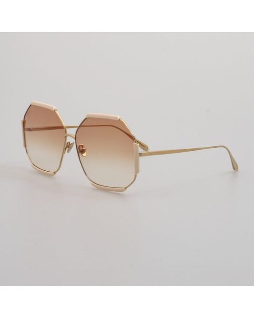 Linda Farrow Multicolor Alona Oversized Optical Frame