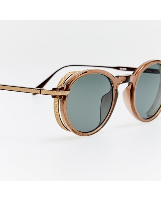 Linda Farrow Brown Orion Explorer Sunglasses
