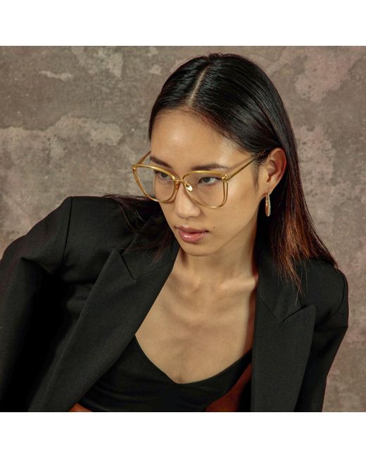 Linda Farrow Brown Dinah Optical Frame