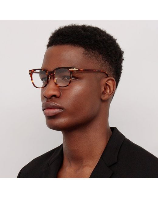 Linda Farrow Brown Men's Arch Optical
