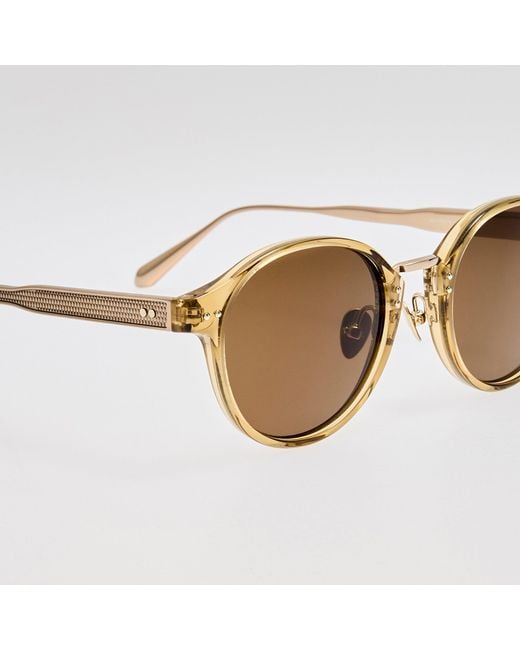 Linda Farrow Brown Marco Sunglasses