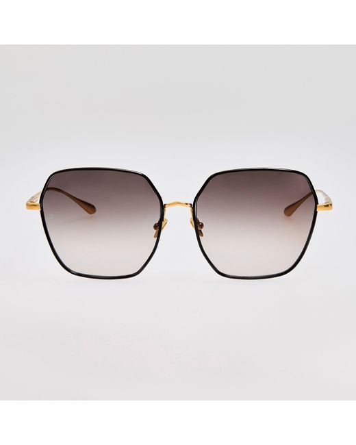 Linda Farrow Brown Darcie Sunglasses