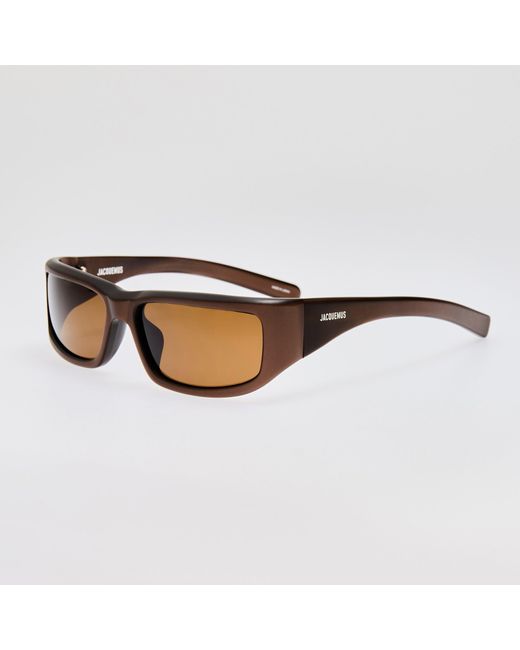 Jacquemus Brown Aero Sunglasses